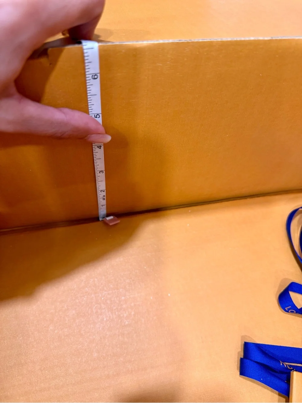 Extra Large Louis Vuitton Shipping Gift Box with Envelope & Ribbon